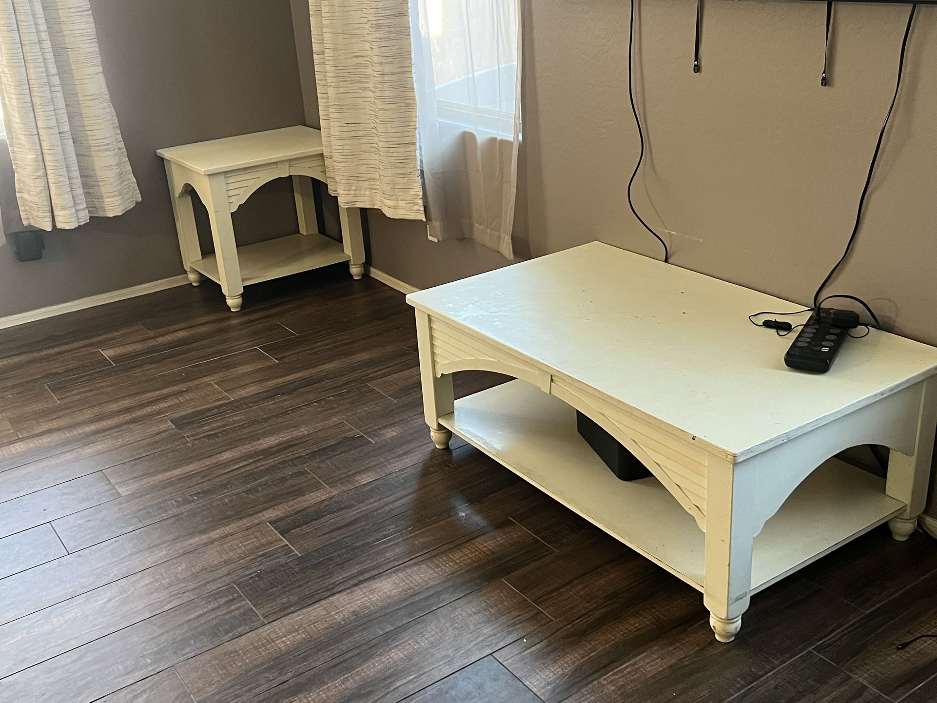 3pc Coffee Side Table Set