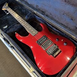 1989 Kramer American Showster Series 220 Savant Red Electric Guitar