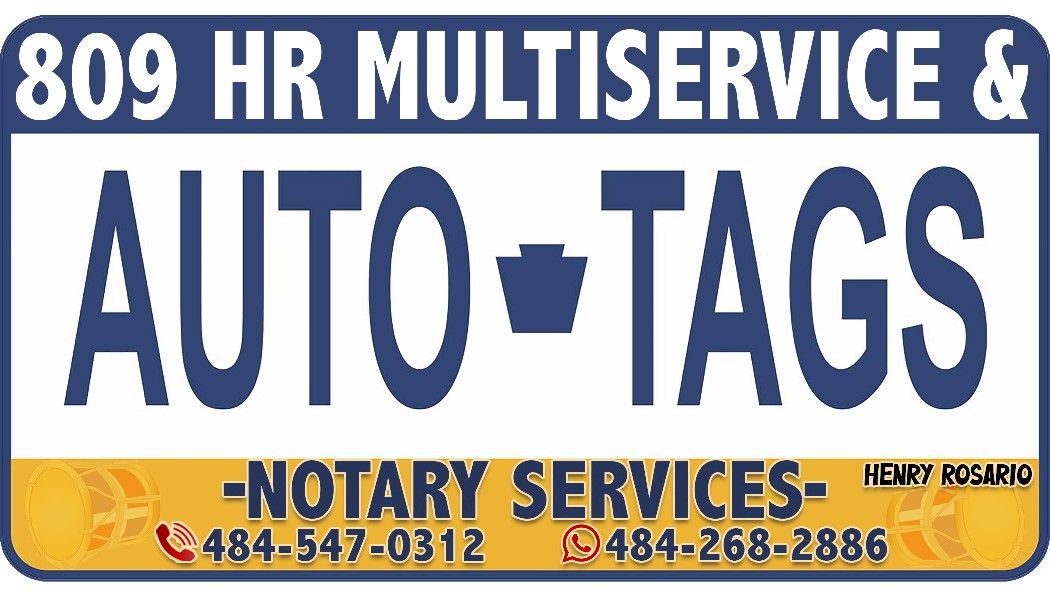 809 HR Multiservice & Auto Tags