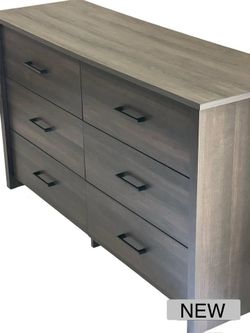 NEW 6 Drawer Dresser Chest of Tall Nightstand Storage Bedroom Closet Wardrobe White Espresso Oak Discount Furniture Warehouse Clearance BIG SALE 