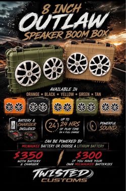 Twisted outlaw speaker box !!