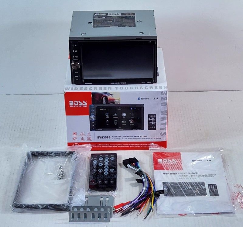 BOSS Audio Systems BV9358B Car Audio Stereo System – 6.2 Inch Double Din, Touchscreen #720
