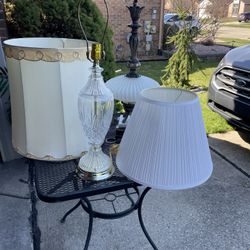 Antique lamp marble  25 each