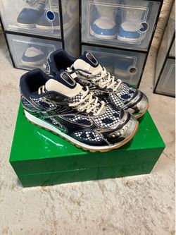 Bottega Veneta Blue & Silver