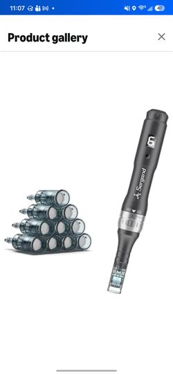DermaStamp System 0.25mm, Microneedling Stamp Pen, Derma Stamp Pen, Derma Roller Alternative, Microneedle Micro Needle Skin Care for Men Women