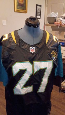 MEN'S SIZE 44 NIKE LEONARD FOURNETTE JAGUARS NFL FOOTBALL JERSEY STITCHED PRE OWNED