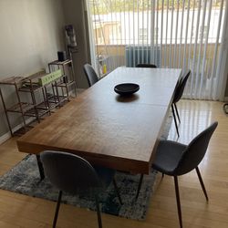 Large Wood Dining Table 