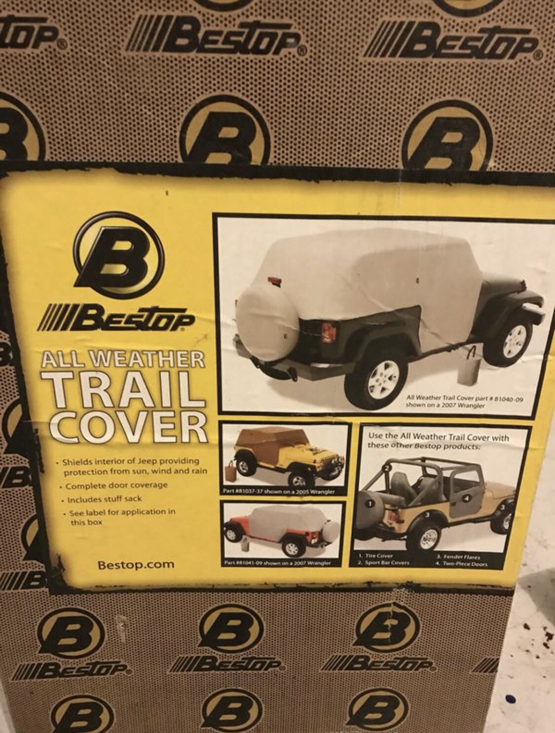 Bestop All Weather Trail Cover for 4 door Jeep Wrangler $100 obo