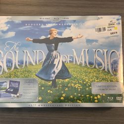 The Sound of Music 45th Anniversary Sealed Blu-Ray DVD