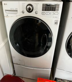 LG Washer & Dryer (sold separately)