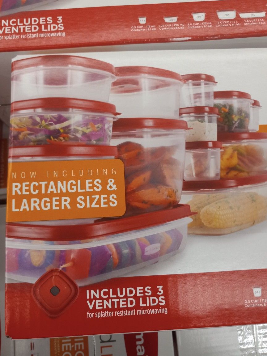 Rubbermaid Containers 26 Piece  ( 2 Sets )