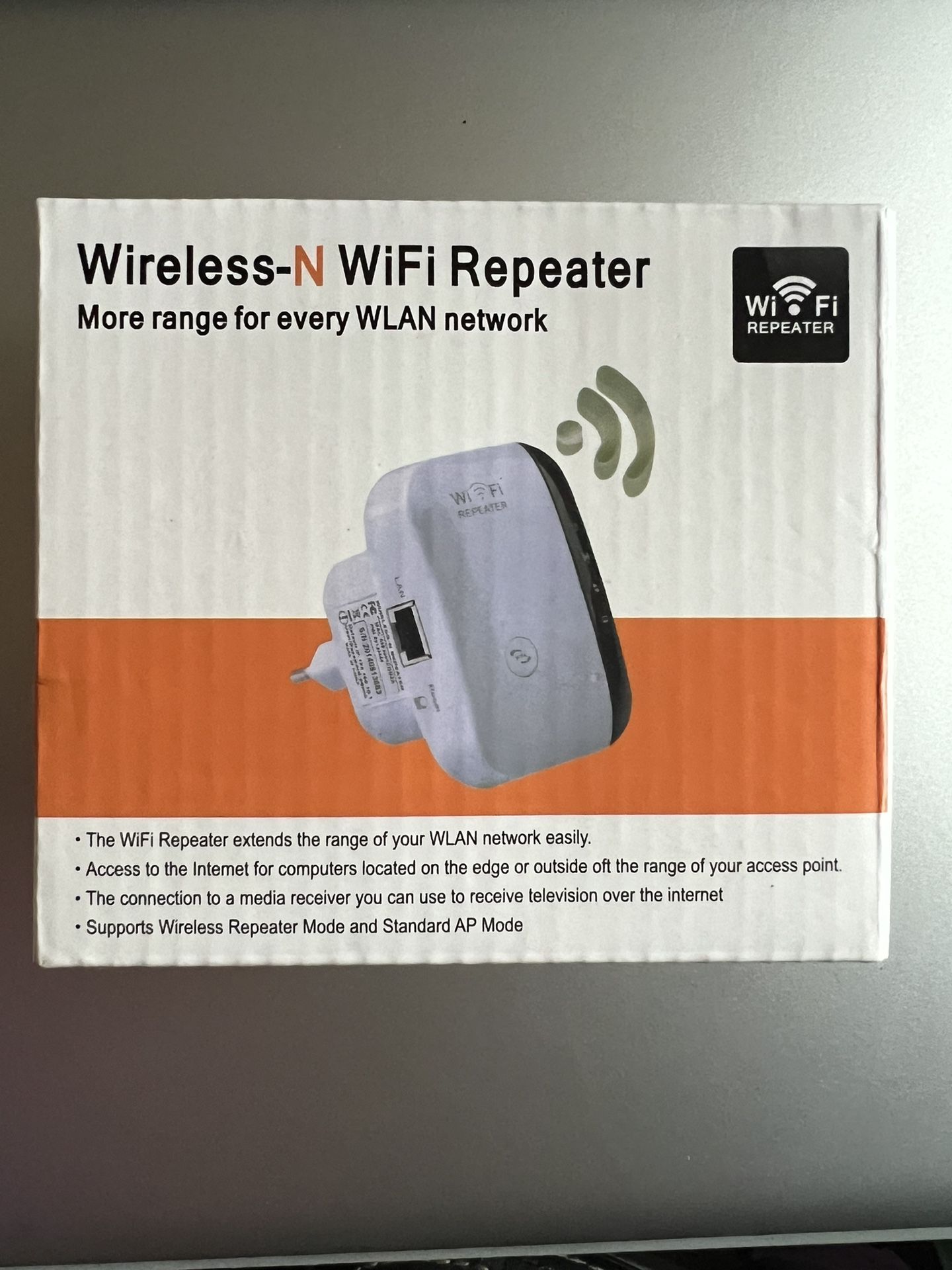 WIRELESS-N WIFI REPEATER-EXTENDER-2.4G HIGH SPEED WIRELESS WIFI- New
