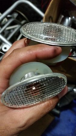 Universal motorcycle side marker