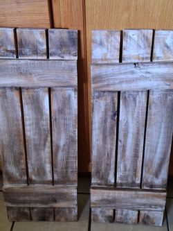 Rustic shutters