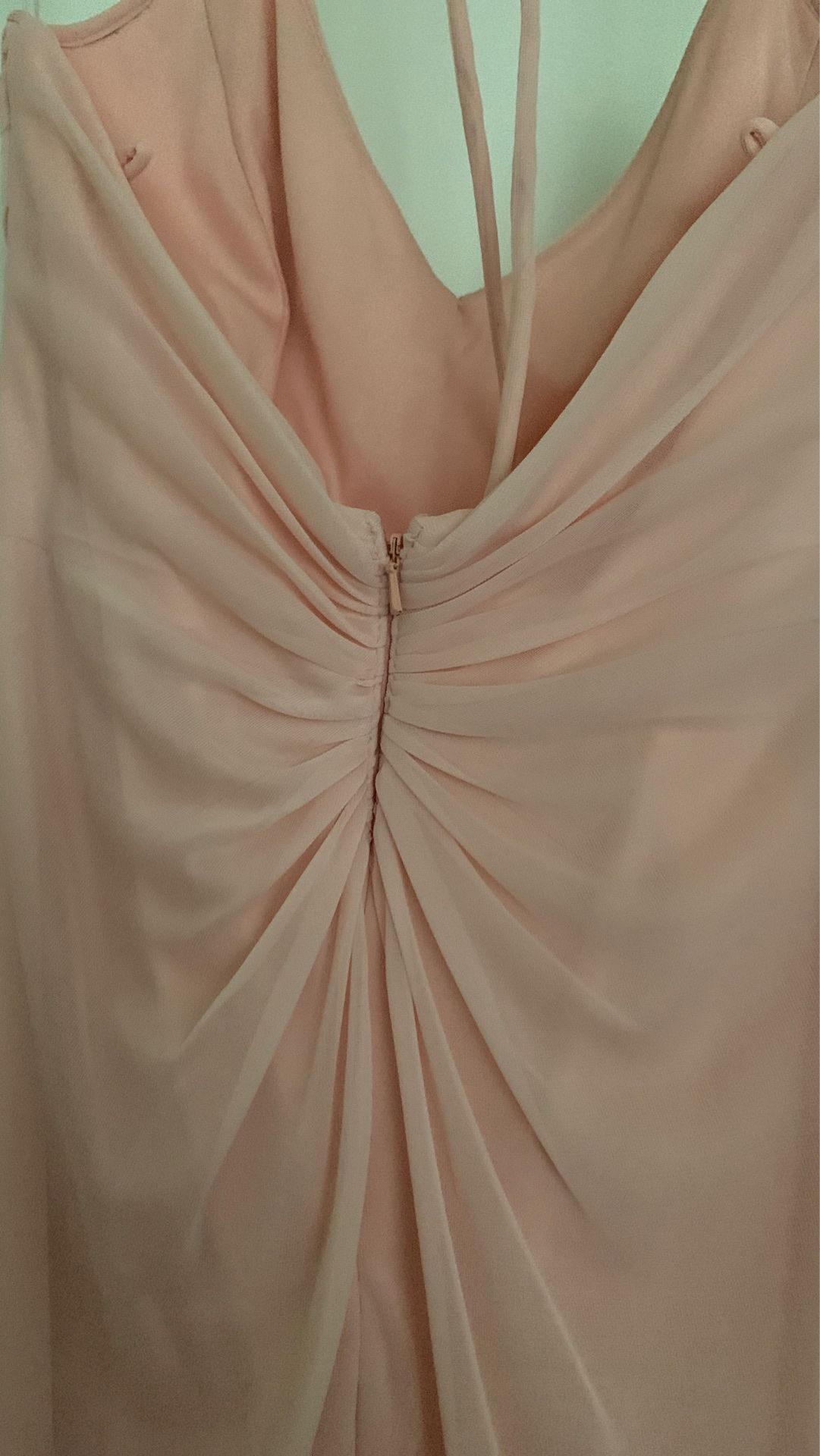 David’s bridal halter dress size 6