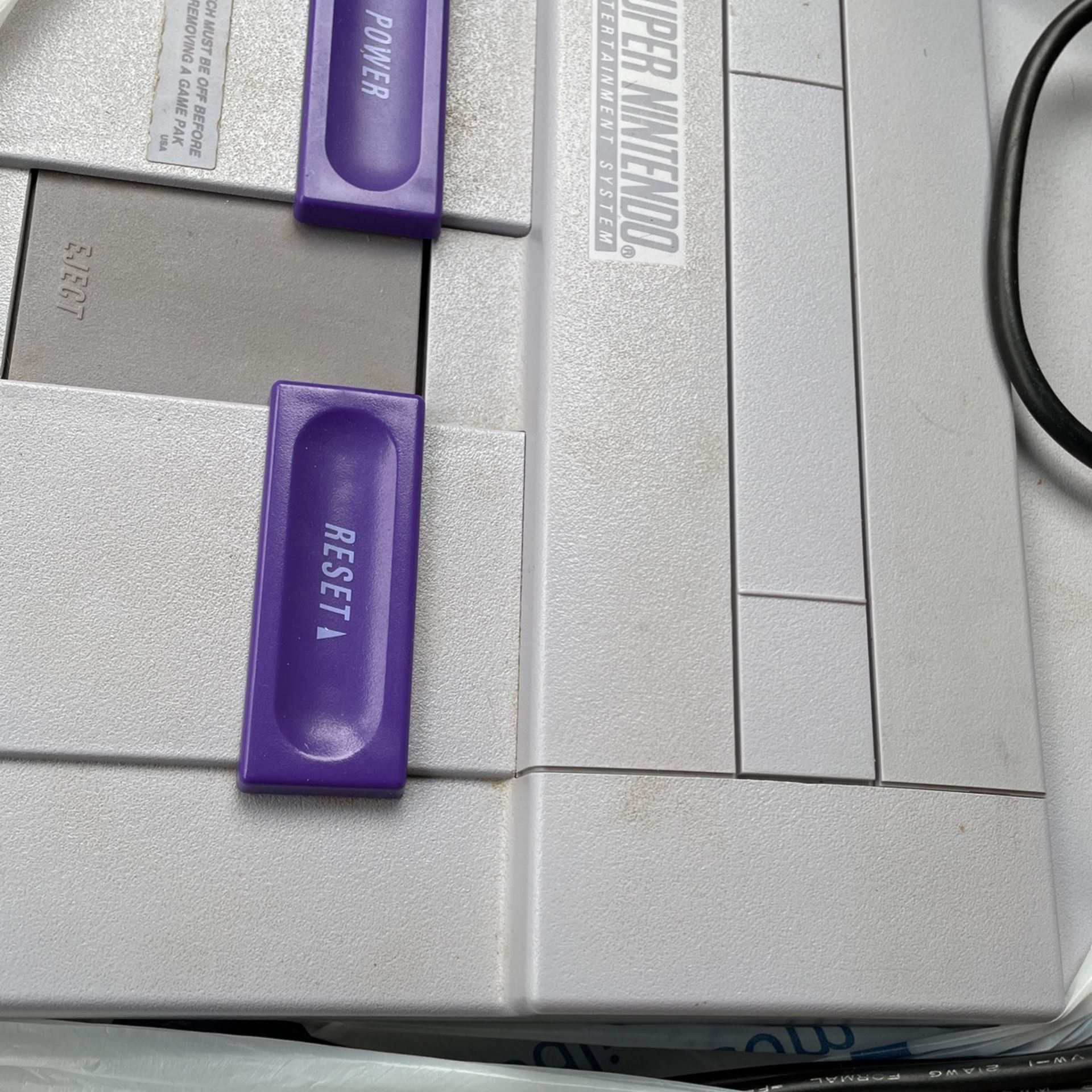 Super Nintendo W/ Controllers & Game