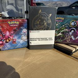 2 Metal Pokémon Containers And Journal