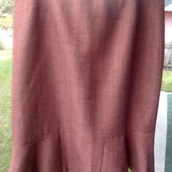Collections For Le Suit Women's Skirt Size 10 Red Woven Business Career