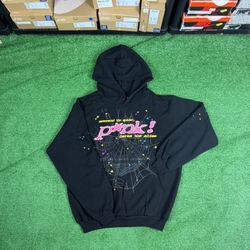 Black Punk Sp5der Hoodie