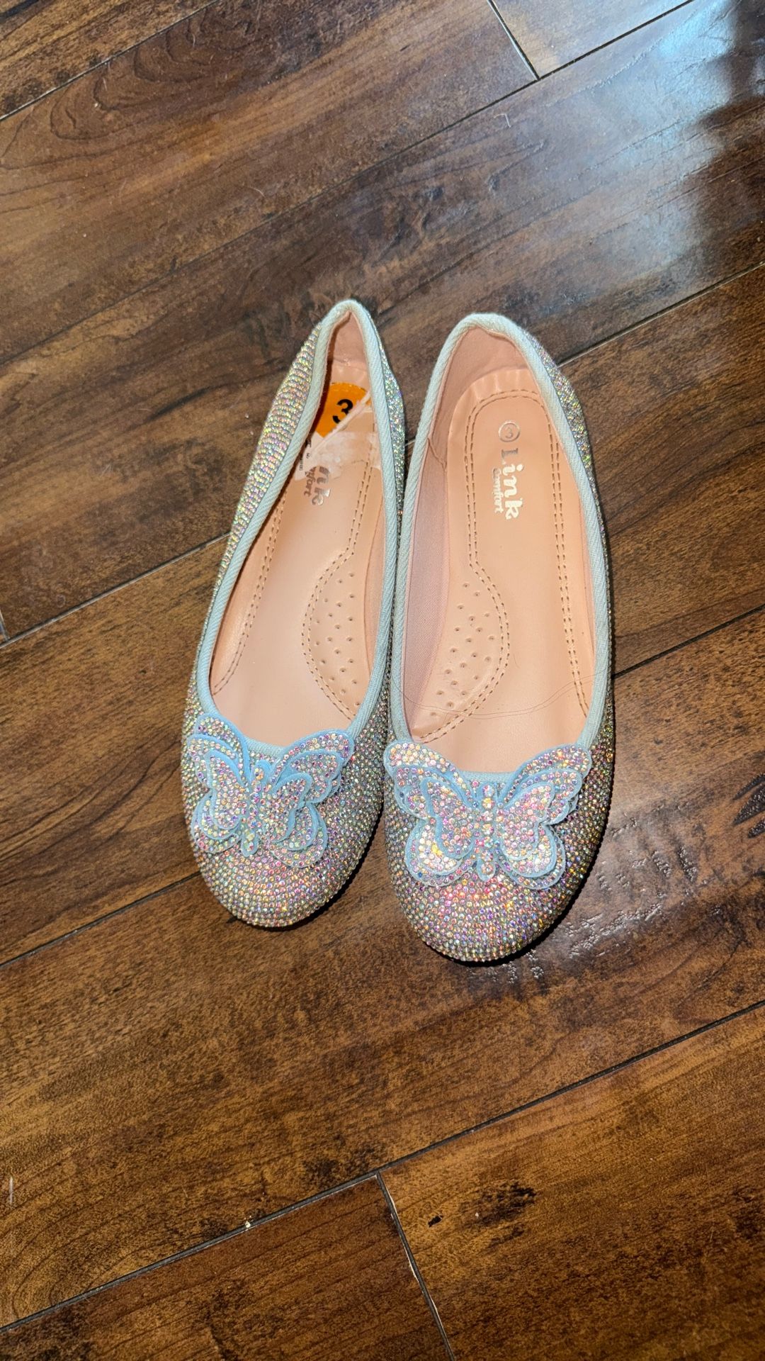Rhinestone Girl Flats 