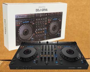 Pioneer DJ 4 Channel Controller Rekordbox Serato Mixer Smartphone Tablet Labtop DDJ-GRV6 🚨 Payment Options Available 🚨 No Credit Needed 🚨