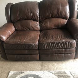 Brown Recliner Sofa