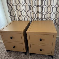 Wood Nightstands (2) Refinished 