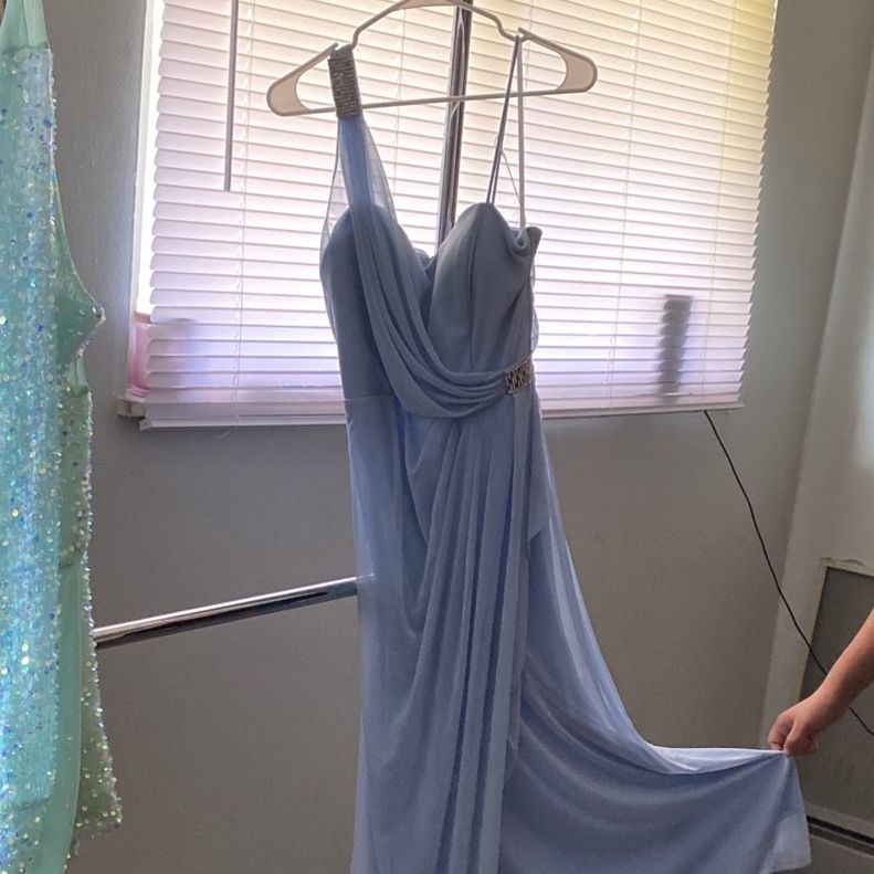 Formal Baby Blue Dress