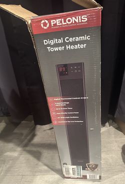 Heater Tall Digital Ceramic $35 New