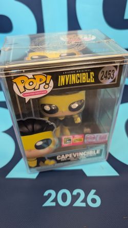 SDCC 2026 Con Sticker Funko Pop Capevincible LE 1000 In-Hand