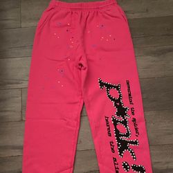 Pink Sp5der Pants