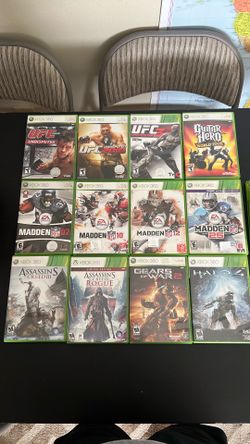 Xbox 360-14 Games Bundle -$50