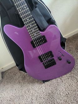 Jackson JS22 Surfcaster Metallic Purple w/strap