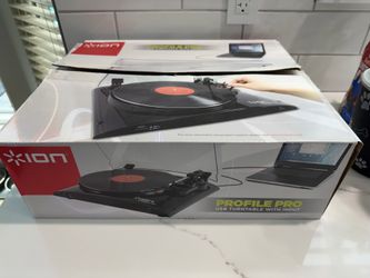 ION Profile Pro USB Turntable record player- use as record player or convert to electronic!