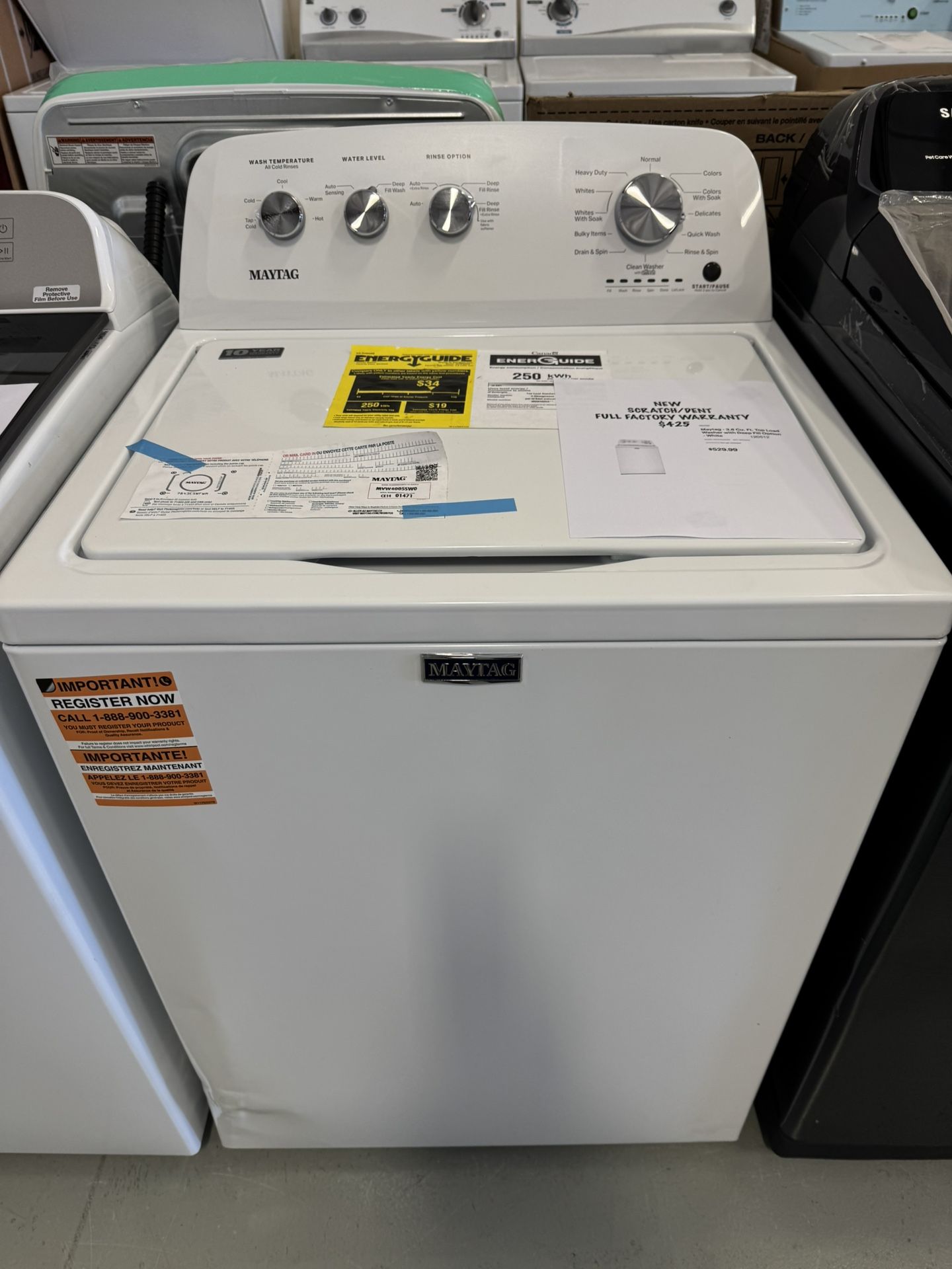 New Maytag Washer