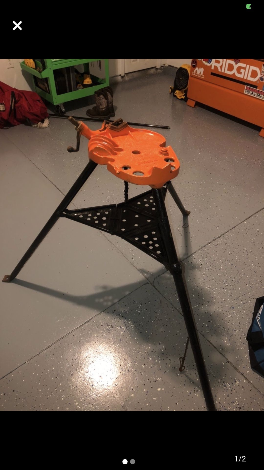 Ridgid 450 pipe holder