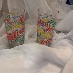 Vintage Coca-  Cola Glasses