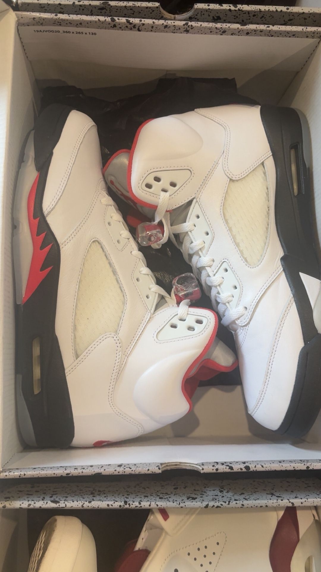 Jordan 5 Fire Red Joints Size 12