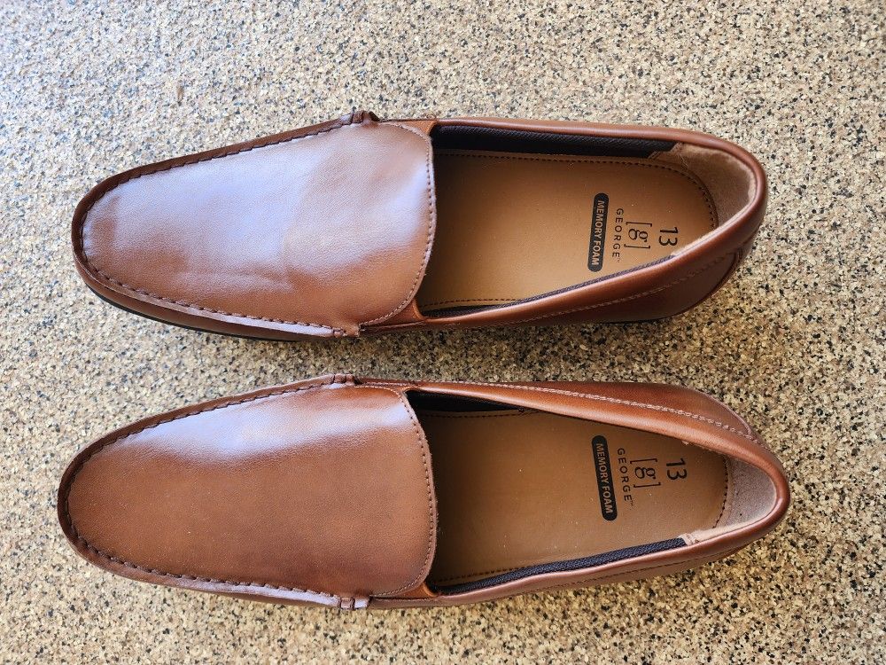 Brown Leather Loafers