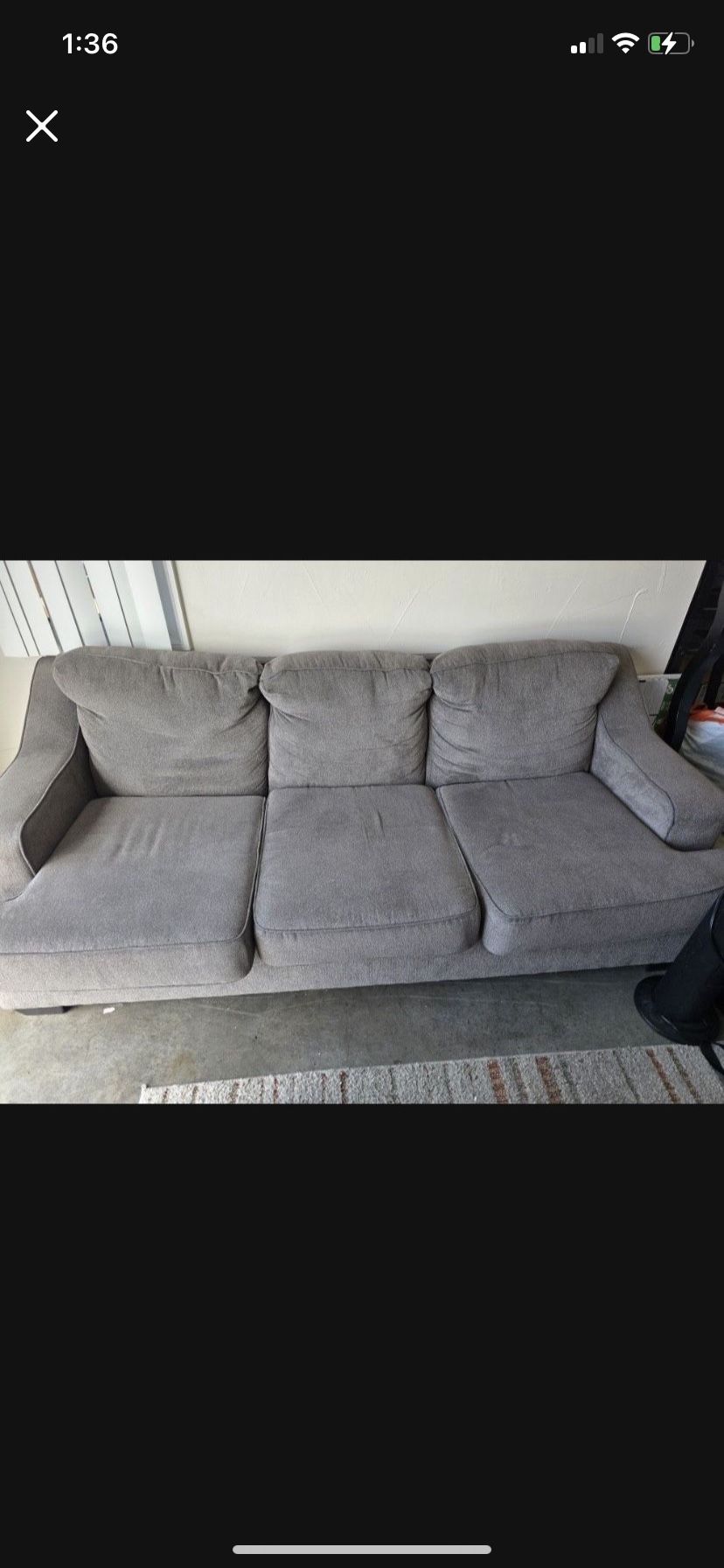 Grey 3 Seater Couch!