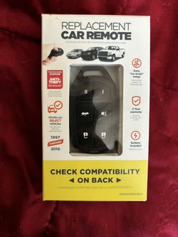 Replacement Car Remote