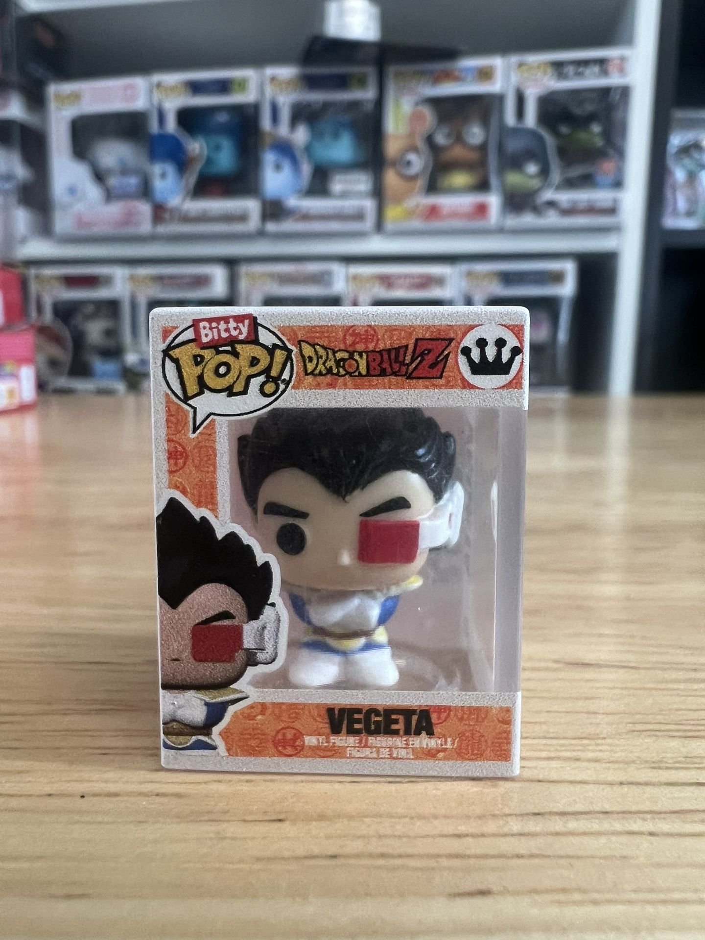 HYPER RARE CHASE BITTY Vegeta Dragon Ball Z Funko Pop #10 DBZ Anime Cartoons