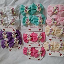 Girls Unicorn Bows