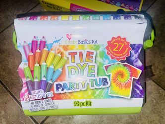 The Create Basics TIe Dye Party Tub Kit