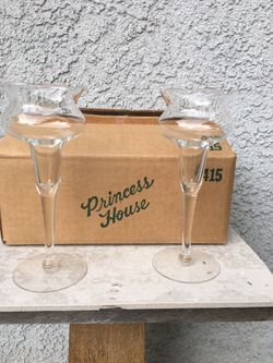 Princess House Candle Stick Holders