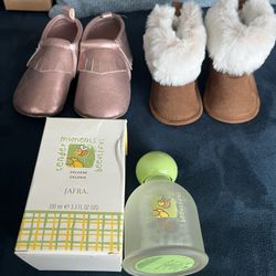 Babygirl Shoes And Jafra Perfume 
