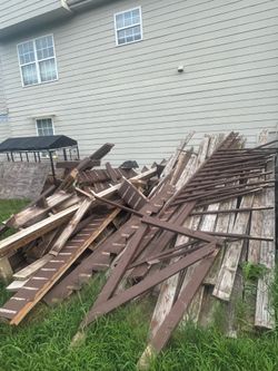 Free old deck wood
