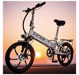 High-Performance Folding Electric Bike, 20"48V Folding Electric Bike, -749W Motor 20MPH Speed, 48V 12Ah High Capacity Removable Battery- Ideal For Com