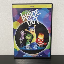 Inside Out DVD Movie Disney Pixar Animation Amy Poehler 2015