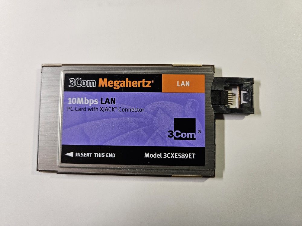 PCMCIA LAPTOP LAN CONNECT CARD
